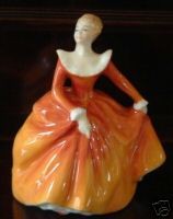 Clarice Cliff & Royal Doulton. FRAGRANCEROYALDOULTONFIGURINE